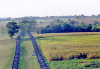A view of the Sunken Road