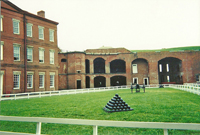 The fort's courtyard