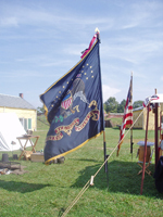 Regimental flag of the 61st NY