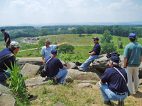 Tim Smith giving his take on Little Round Top