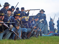 Dismounted Union Cavalry