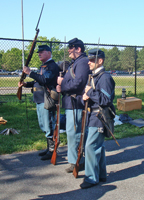 our bayonet tipped muskets