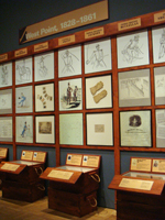 Inside the Grant and Lee exhibit