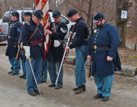 Inspecting muskets