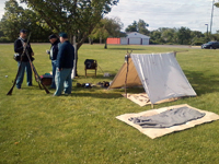 Our temporary camp