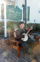 Busking at the Dobbin House