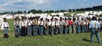 The battalion assembling