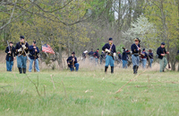 The Union Cavalry advance