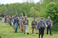 Confederates are on the march