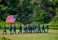 Federal forces marching out