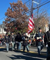 Marching down Steinwehr