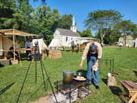 preparing our lunch