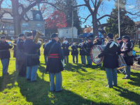 Musicians practicing in Unity Park