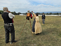 Standing very, very still