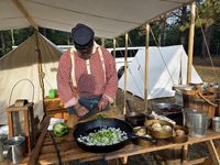 preparing a fine feast