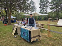 manning the front desk