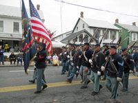Marching down Steinwehr