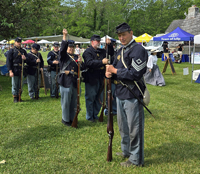inspecting arms