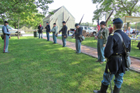 Bill conducting 'social distancing' drill